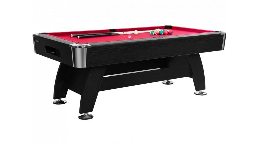 BILLARD AMERICAIN 8FT Caesar Rouge SNOOKER TABLE DE BILLARD +