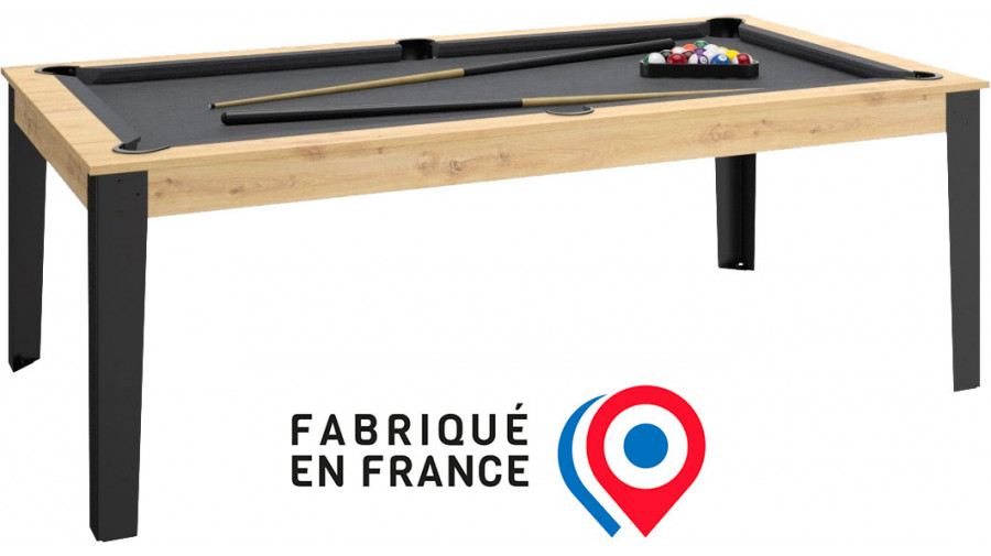 Billard table Guillaume 7 FT Elio pieds en métal